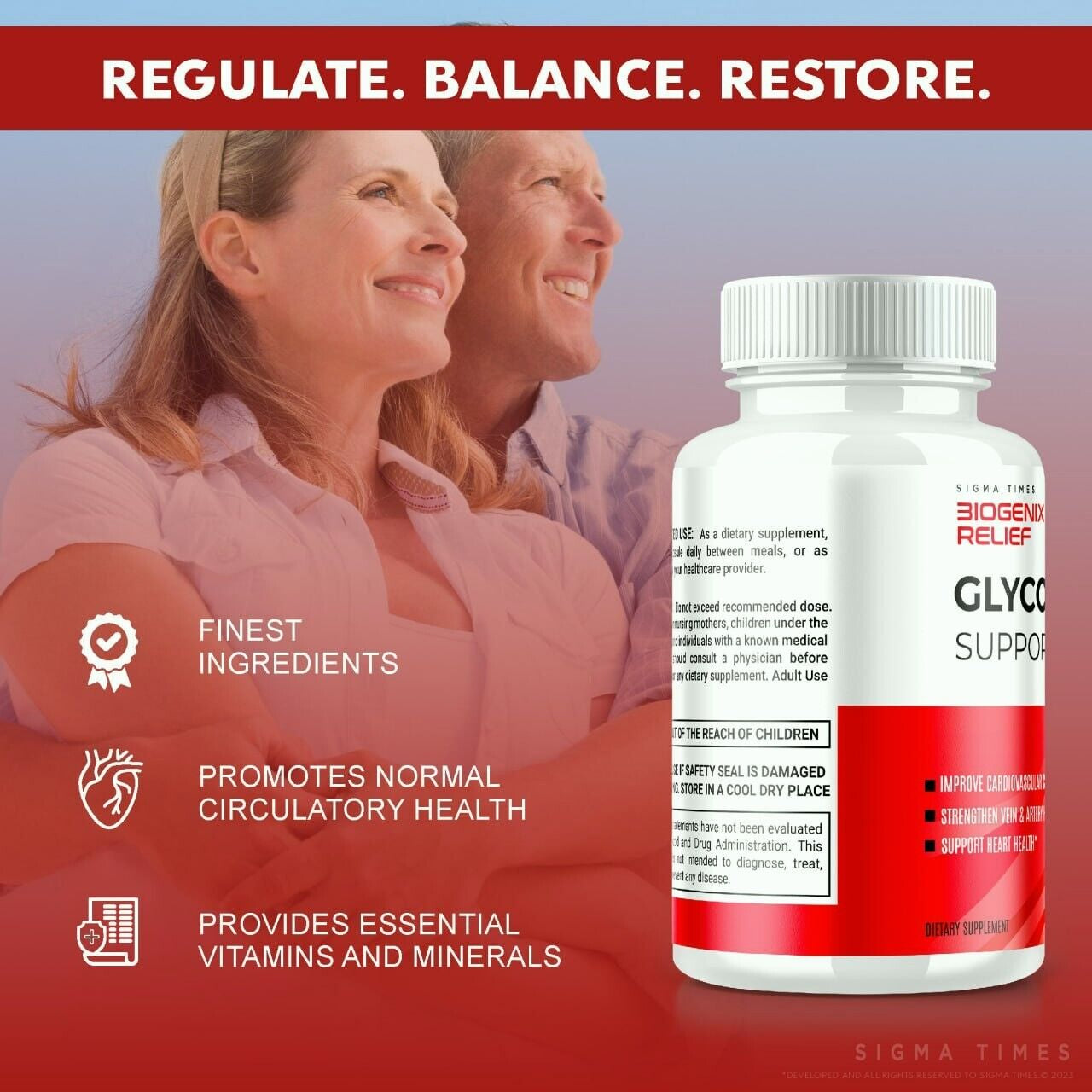 (2 Pack) Biogenix Relief Glycogen Support Pills for Optimal Glycemic Control 