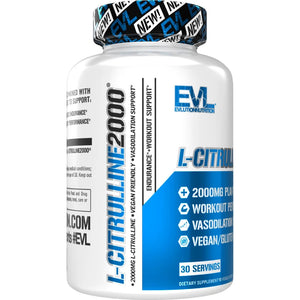 L-Citrulline2000 Nitric Oxide Supplement for Men -  High Strength L Citrulline Capsules for Enhanced Muscle Strength Recovery and Intense Pumps - Plant Based Nitric Oxide Booster