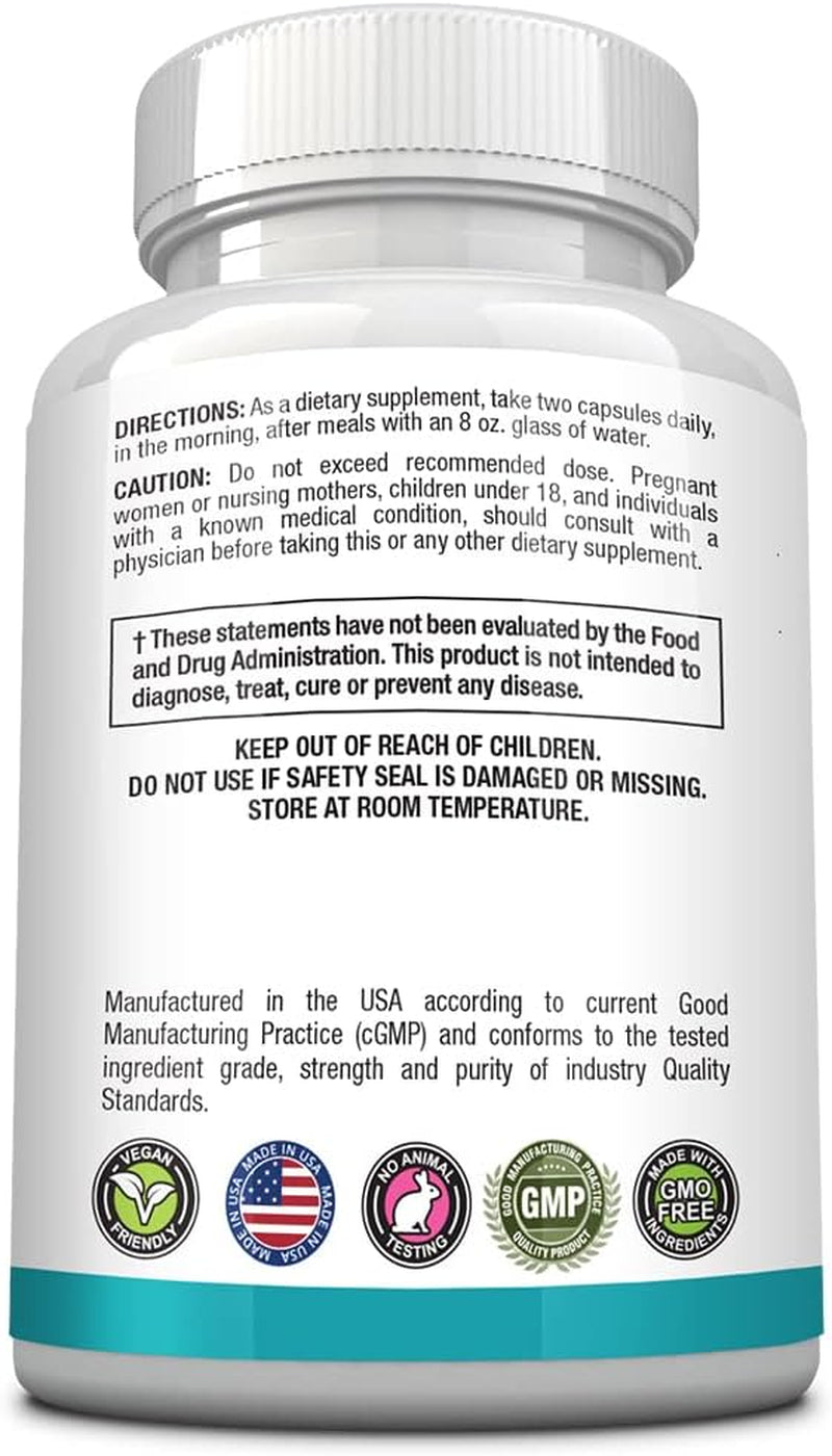 Approved Science Bladdersyl - Urinary Incontinence, Bladder Support - High Absorption - 180 Capsules - 3 Month Supply - Vegan