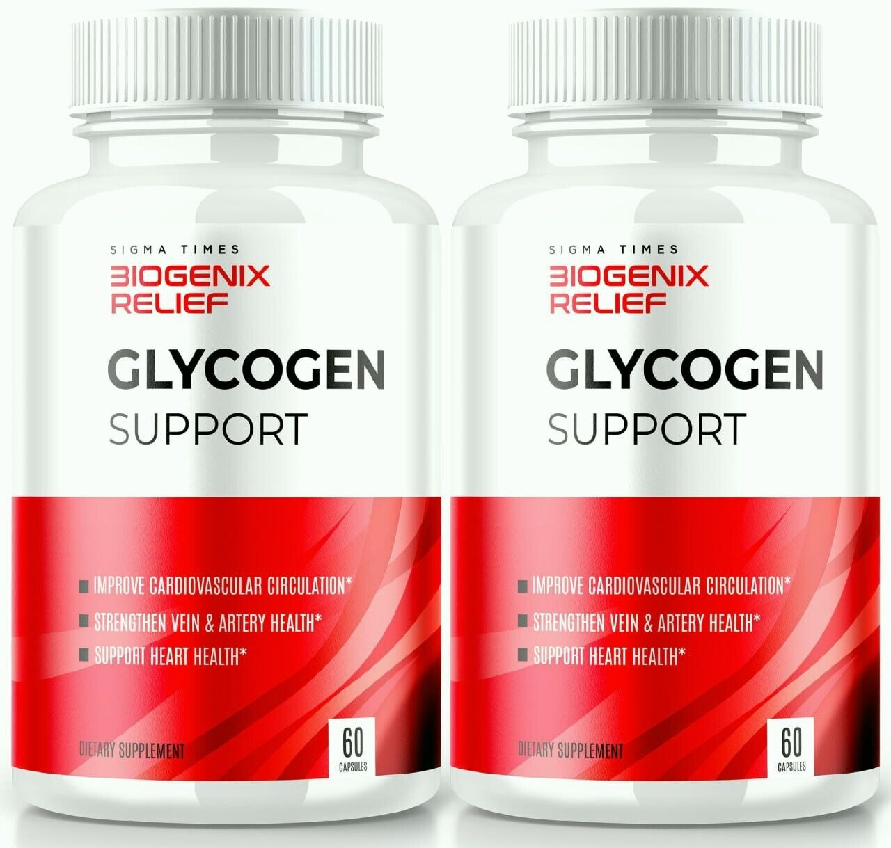 (2 Pack) Biogenix Relief Glycogen Support Pills for Optimal Glycemic Control 