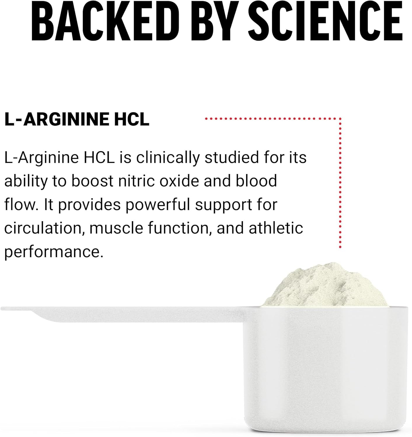 L Arginine HCL, L-Arginine Supplement to Boost Nitric Oxide for Better Circulation, Blood Flow, and Muscle Pumps, L Arginine Powder 6000Mg, Unflavored, 30 Servings 