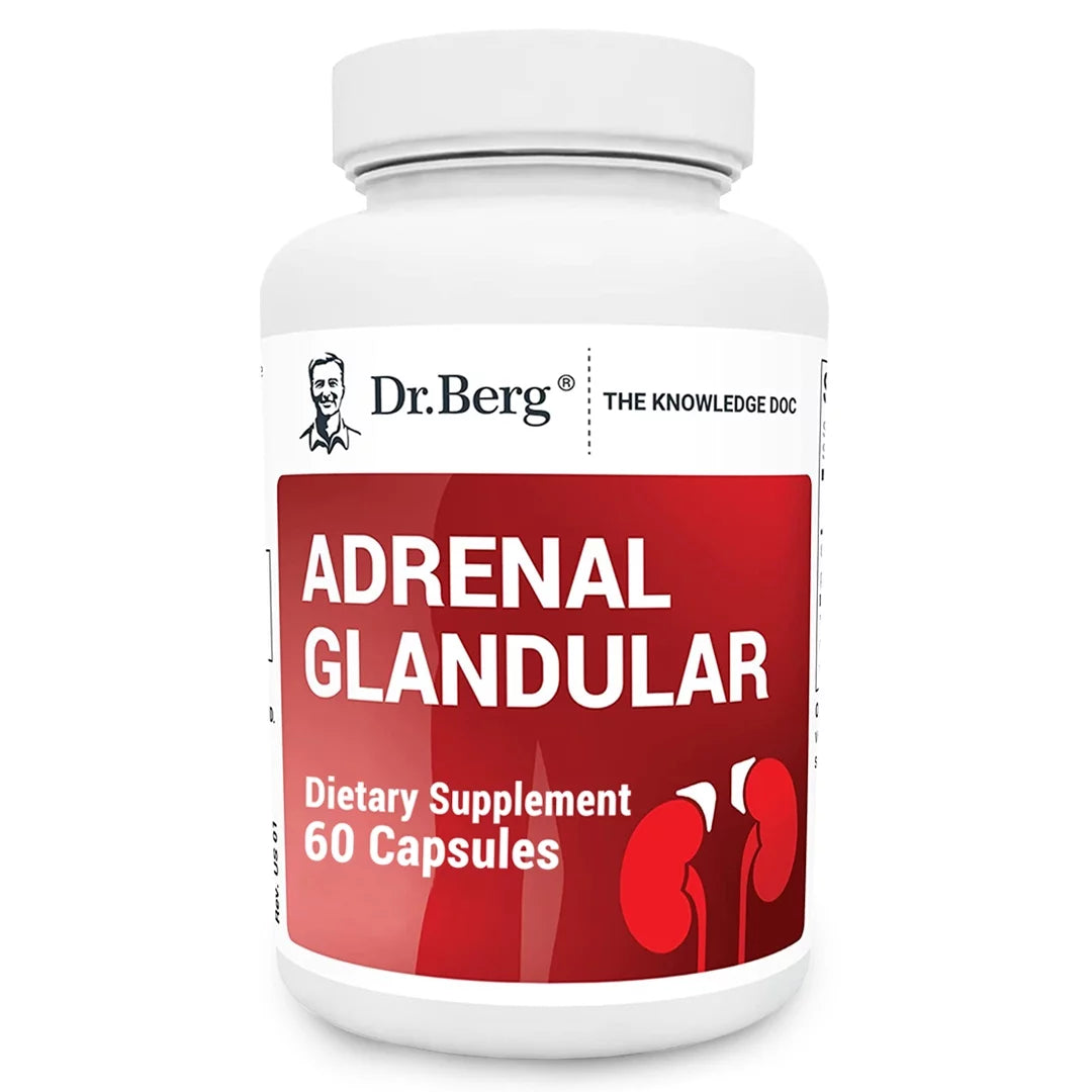 Adrenal Glandular Formula - Adrenal Cortex Supplement, 60 Veggie Capsules
