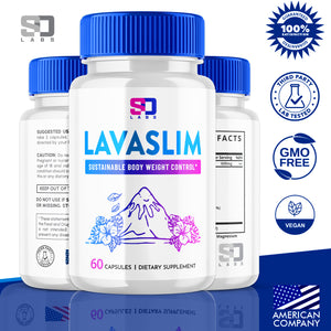 Lavaslim Supports Body Weight Control, Boosts Energy and Balance (5 Pack) 