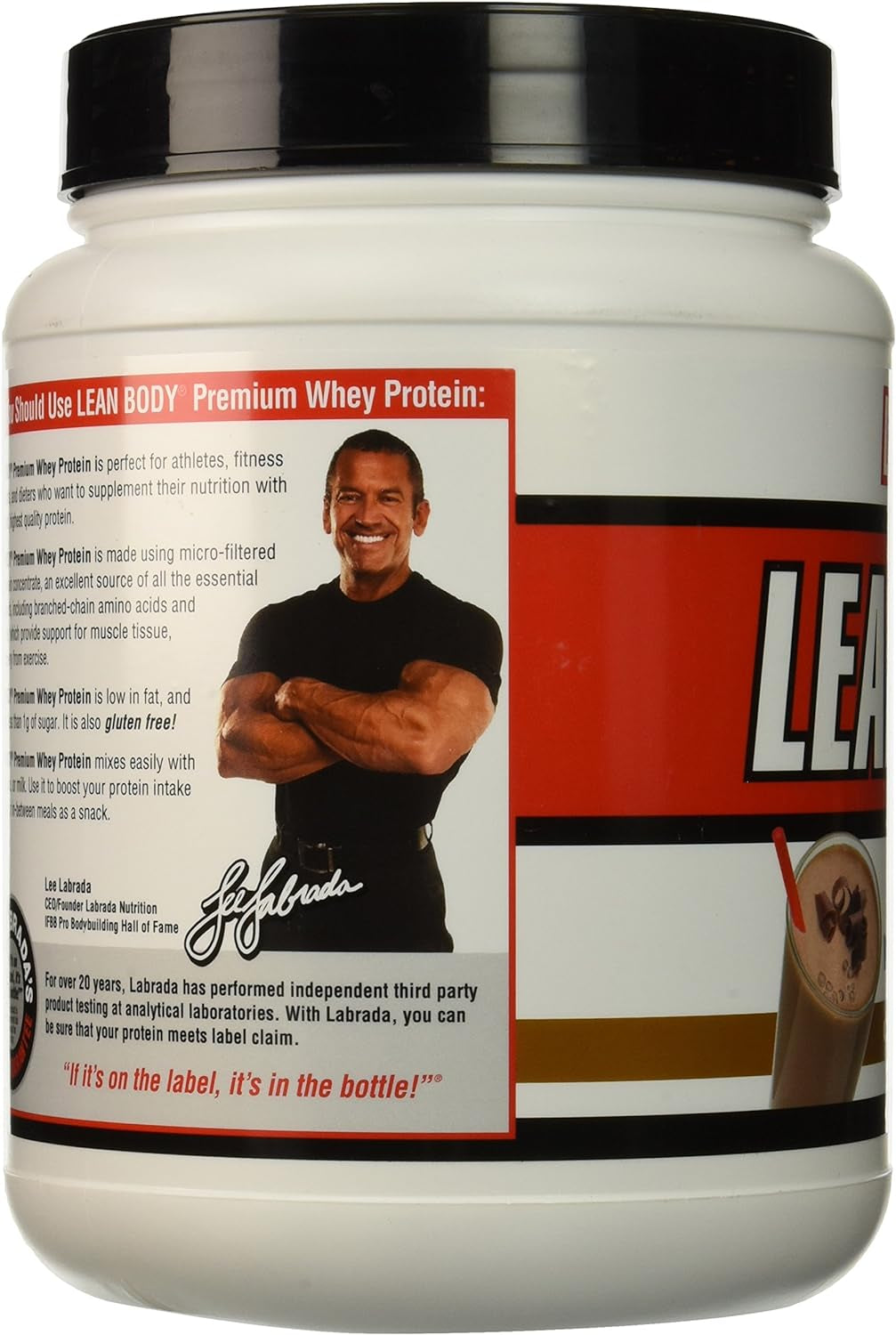 Labrada Nutrition Lean Body Premium Whey Protein, Vanilla, 24 Ounce