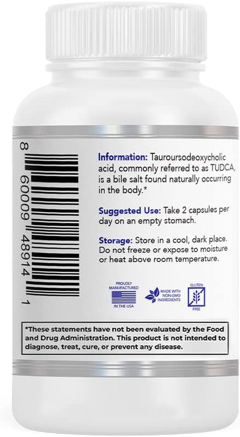 Premium TUDCA Liver Support Supplement - Traditional Chinese Medicine for Liver Health - Promote Overall Well-Being - Safe and Effective - Enzyme Reduction and Eye Protection