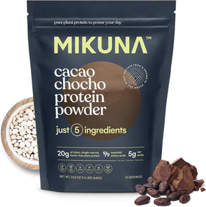 Mikuna Vegan Protein Powder (Unflavored, 15 Servings) - Plant Based Chocho Superfood Protein - Dairy Free Protein Powder Packed with Vitamins, Minerals & Fiber - Gluten, Keto & Lectin-Free 