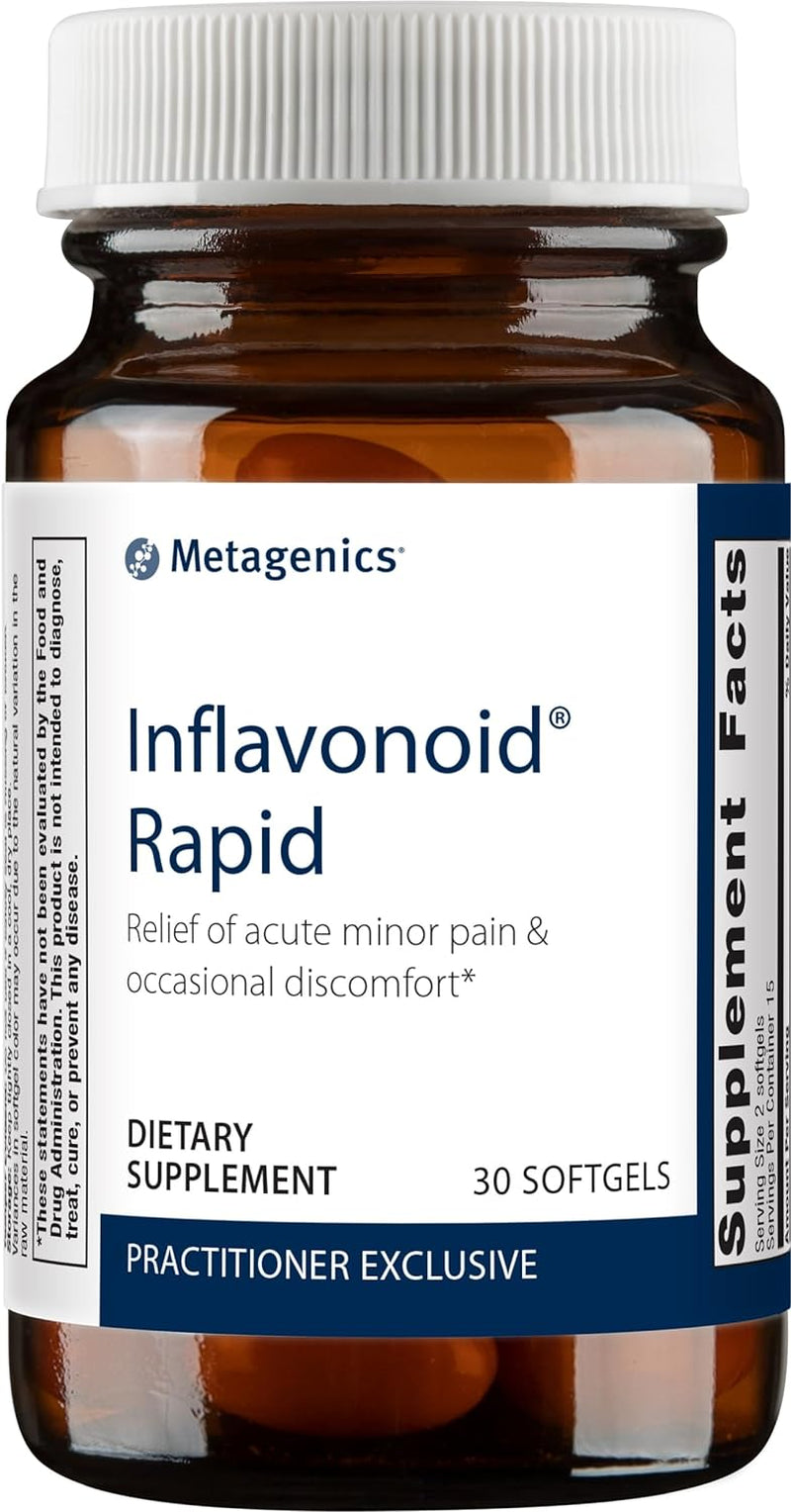 Inflavonoid Rapid - 1 G Black Sesame Seed Oil Blend - 260 Mg Curcuminoids & Turmeric Extract - Joint Discomfort Support Formula* - Non-Gmo & Gluten Free - 30 Softgels 