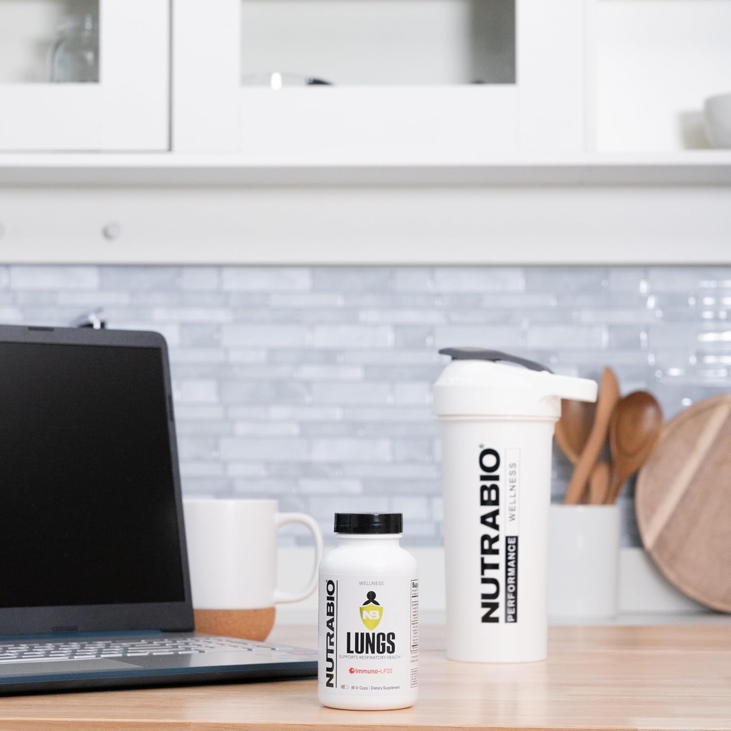 Nutrabio Lungs Supplement - Blend of Immuno-Lp20 and Natural Extracts to Help Support Respiratory & Immune Health 