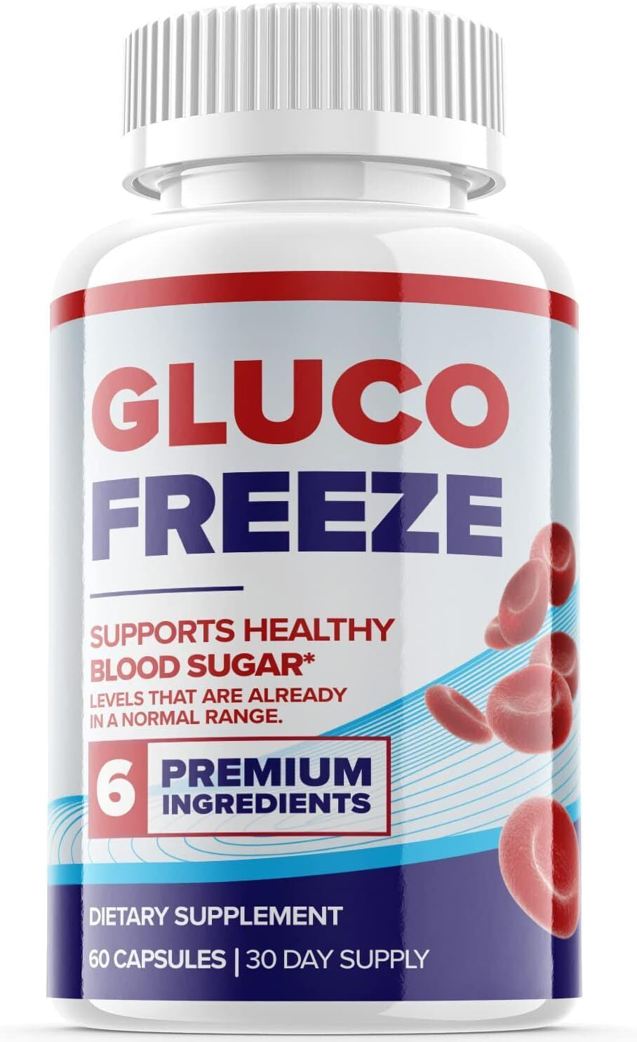 Glucofreeze Pills - Gluco Freeze Pills for Blood Sugar Support - 1 Pack
