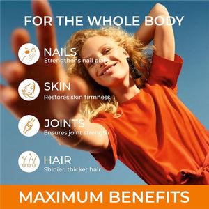 Bovine Collagen Supplements for Men and Women I Hydrolyzed Grass Fed Bovine Collagen Peptides Dietary Supplement for Joint, Nerve & Bone Support - Non-Gmo, Anti-Aging - 100 Capsules