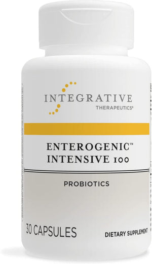 '- Enterogenic Intensive 100 - 100 Billion CFU High-Potency Probiotic - Multiple Strains for Digestive Support - 30 Capsules