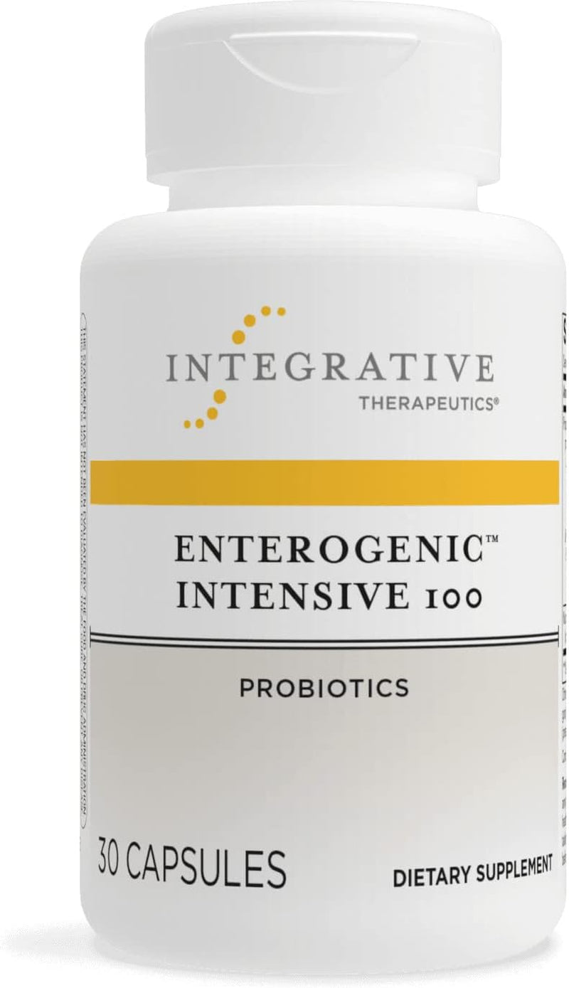 '- Enterogenic Intensive 100 - 100 Billion CFU High-Potency Probiotic - Multiple Strains for Digestive Support - 30 Capsules