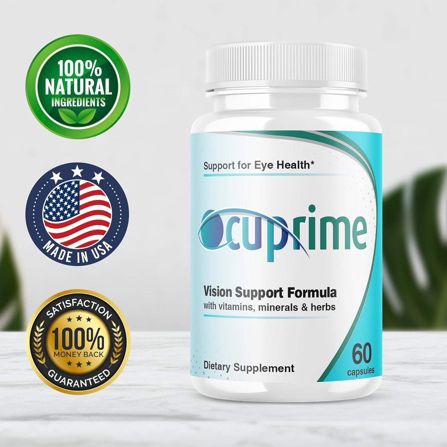 IDEAL PERFORMANCE (5 Pack) Ocuprime for Eyes Supplement Vision Pills (300 Capsules)