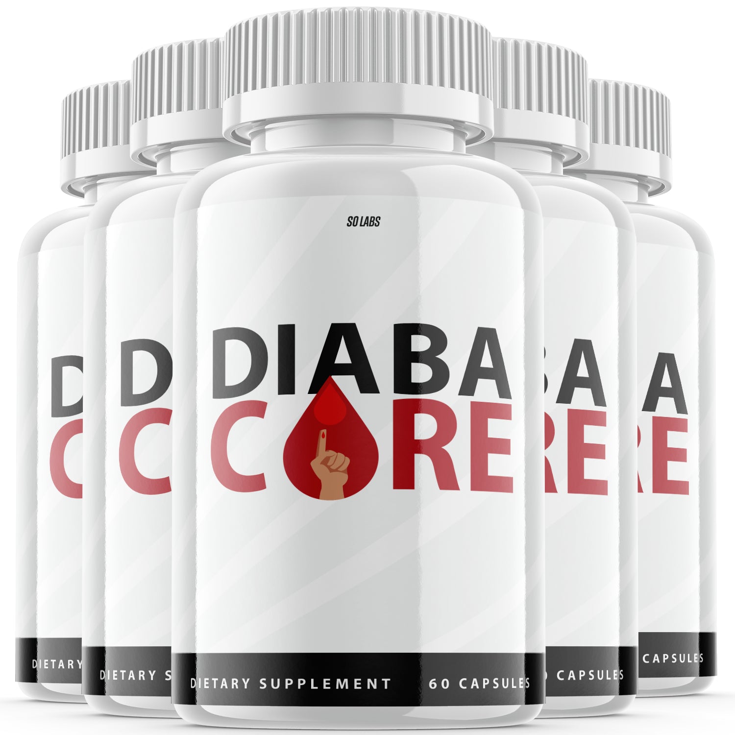 Diabacore Pills - Diabacore Pills for Blood Sugar Support ORIGINAL - 5 Pack 