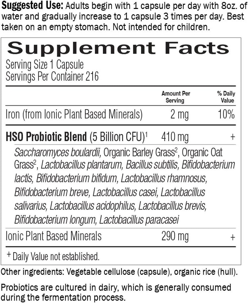 Garden of Life Whole Food Probiotic Supplement - Primal Defense Ultra Ultimate Probiotic Dietary Supplement for Digestive and Gut Health, 60 Vegetarian Capsules 