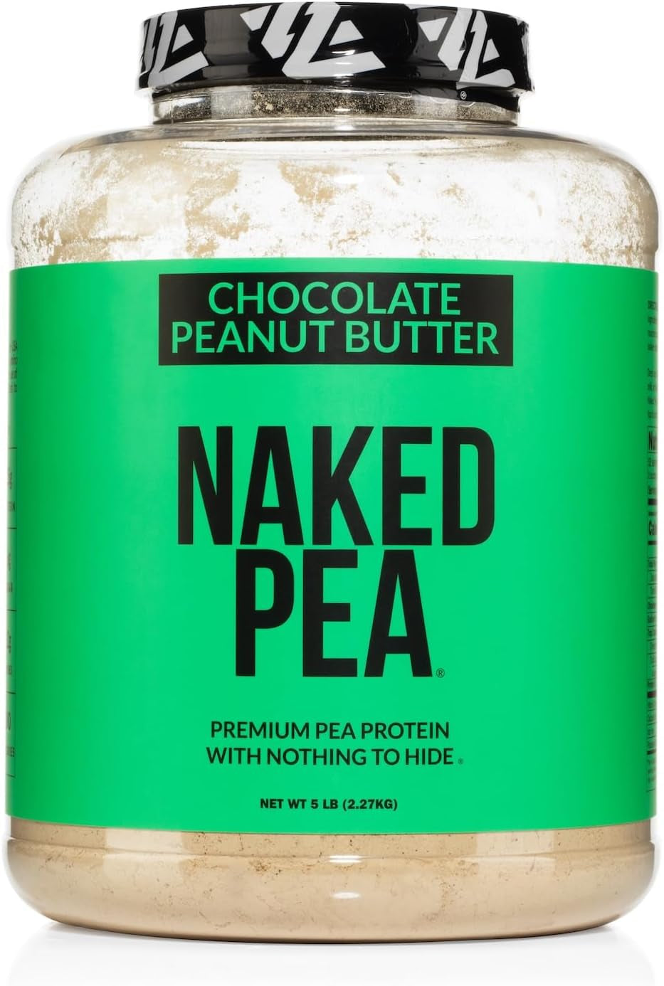 NAKED Pea - 5LB 100% Pea Protein Powder from North American Farms - Unflavored Vegan Pea Protein Isolate - Plant Protein Powder, Easy to Digest - 76 Servings 