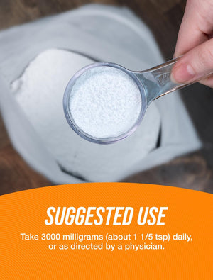 Bulksupplements.Com Glycine Powder - L-Glycine Powder, Glycine Supplements, Glycine 3000Mg - Glycine Amino Acid, Pure & Gluten Free - 3000Mg per Serving, 500G (1.1 Lbs) (Pack of 1)