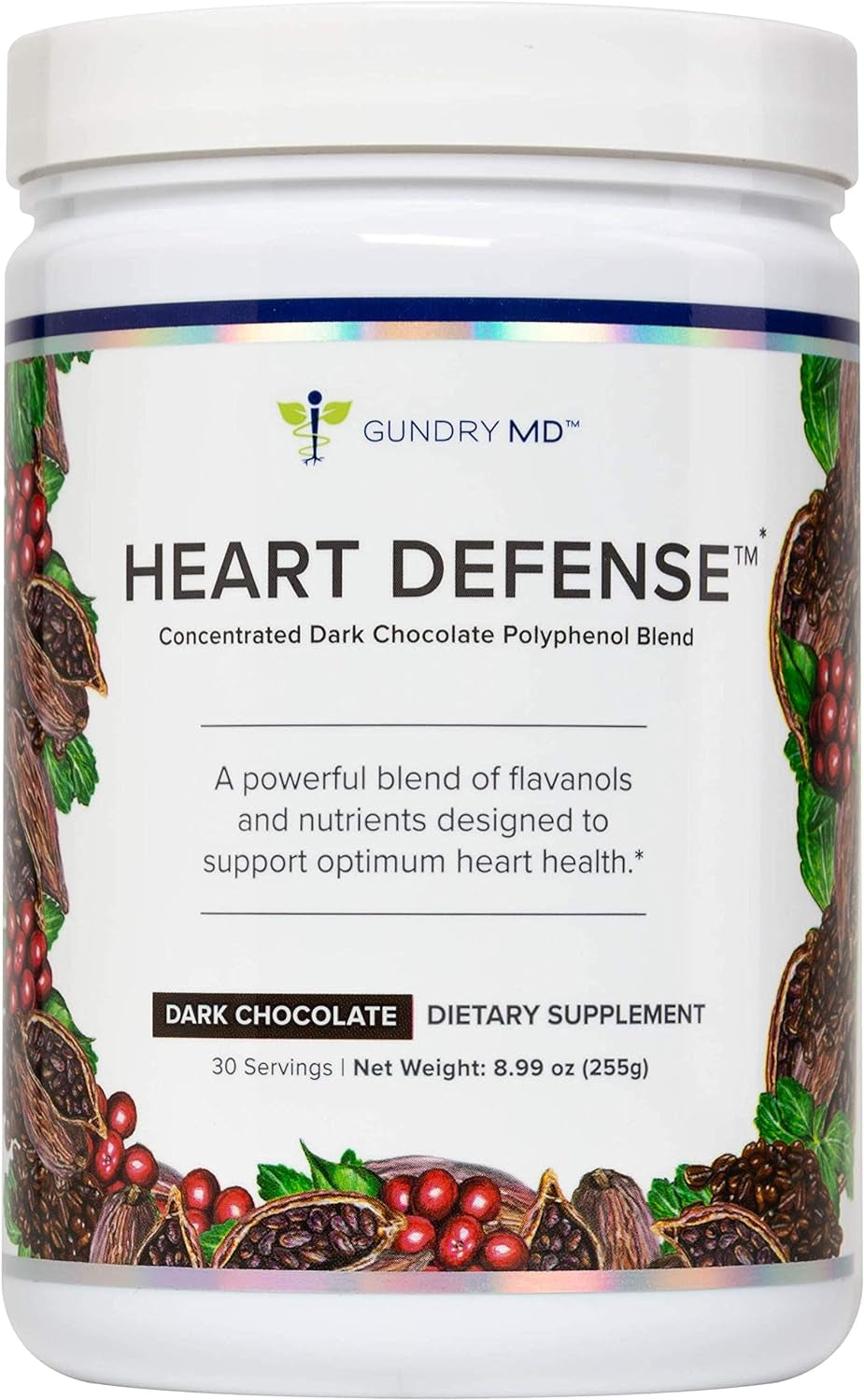 Heart Defense Concentrated Dark Chocolate Polyphenol Blend, 30 Servings 