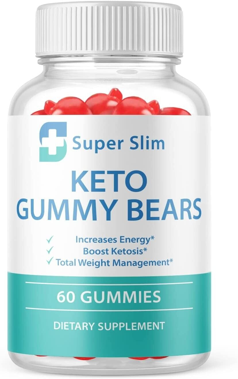 1-Super Slim Keto Gummy Bears, Weight Loss, Appetite Suppressant Supplement 