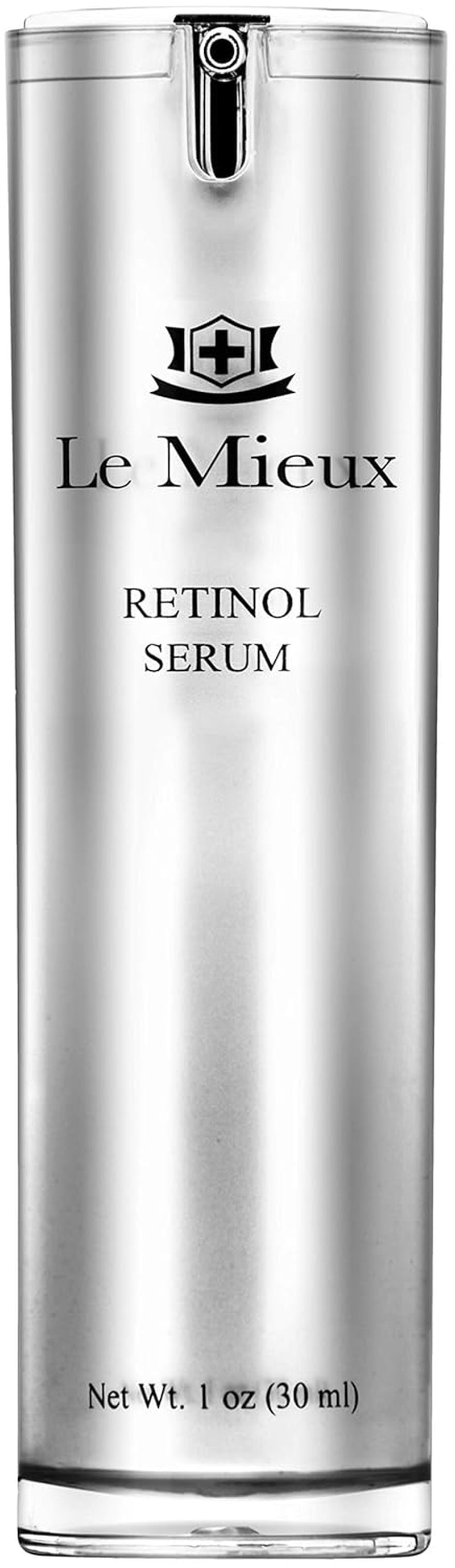 Le Mieux Retinol Serum - anti Aging 0.5% Retinol Face Serum with Skin Smoothing Peptides, Hyaluronic Acid & Apple Stem Cells to Help Visibly Address Fine Lines, No Parabens or Sulfates (1 Oz / 30 Ml)