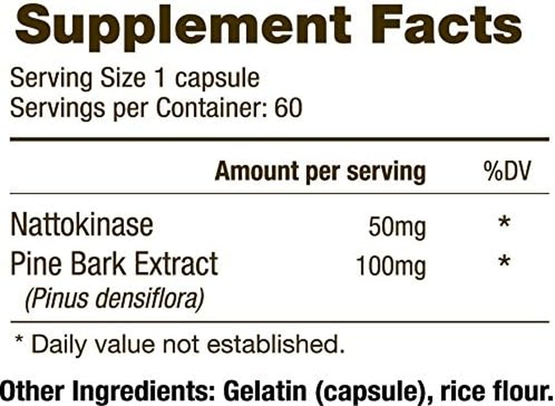 Vein Caps Supplement, Support Healthy Venous Function, Support Circulation with Pine Bark Extract, 60 Capsules