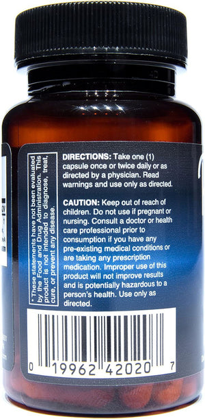 '- Natural Cognitive Enhancement Supplement - Non-Gmo, Vegan, Gluten-Free