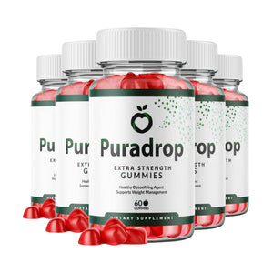 5-Pack Puradrop Extra Strength Gummies - Pura Drop Gummies - 300 Gummies