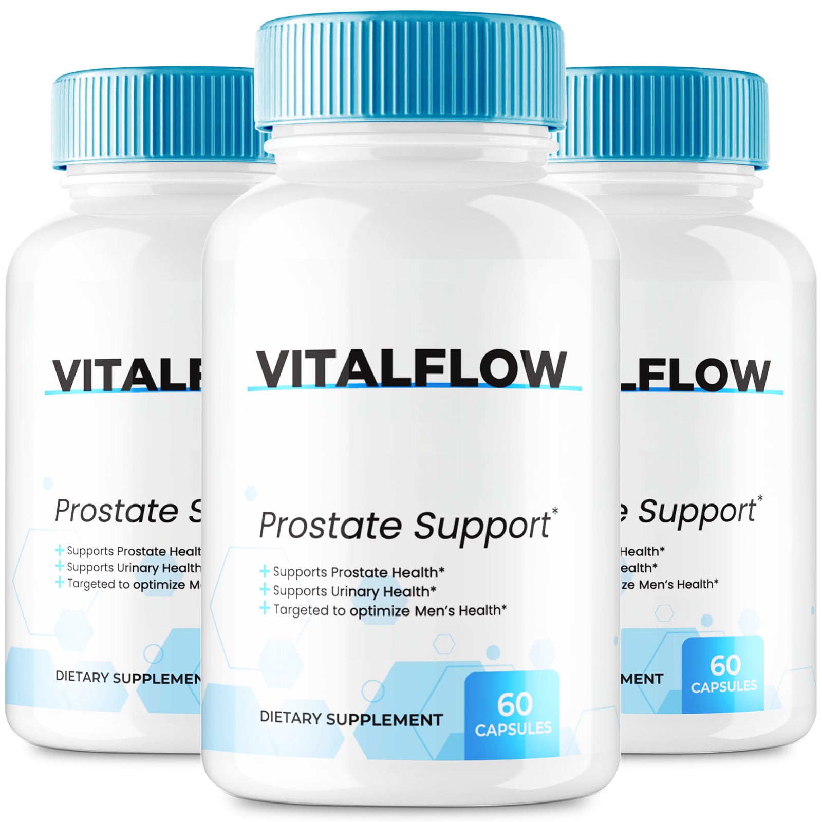 Vitalflow Prostate Support Supplement Pills 180 Capsules (3 Pack)