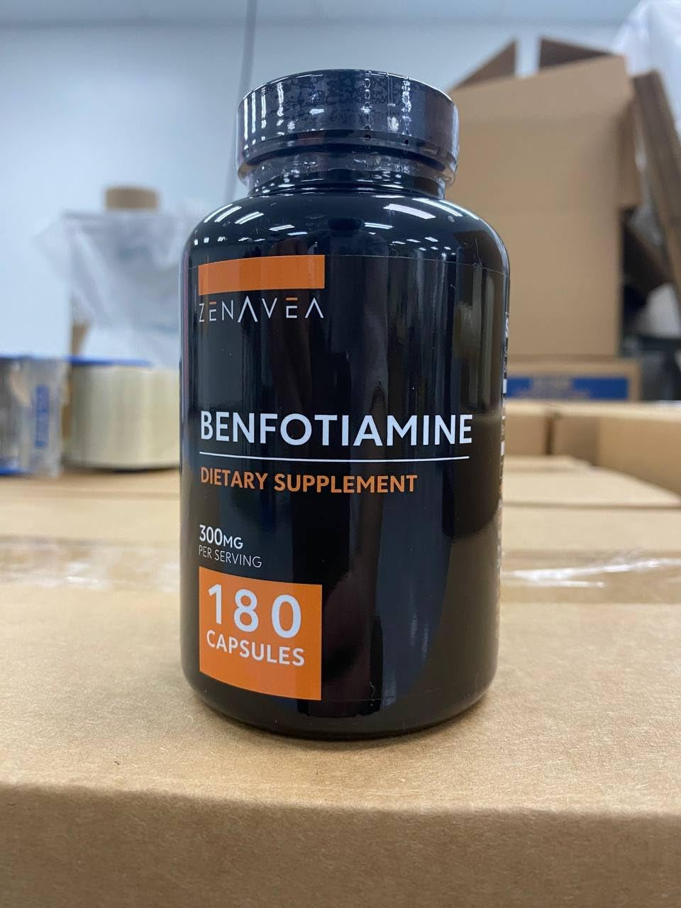 Benfotiamine 300Mg - Benfotiamine B1-180 Capsules (3 Months Supply) - Vegan, Non-Gmo, Gluten-Free