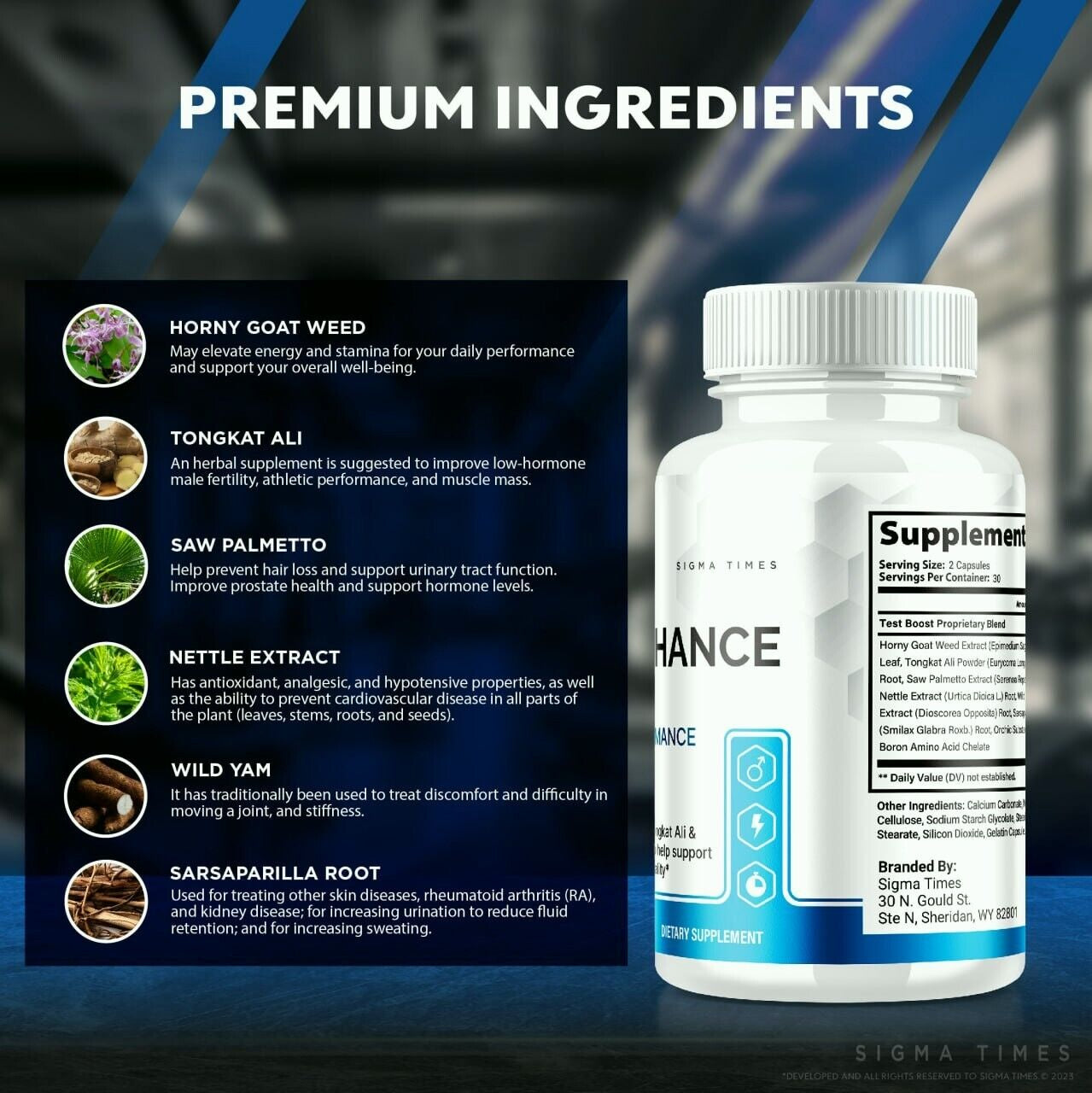 (2 Pack) Bioenhance Male Health Pills to Boost Stamina and Energy Levels