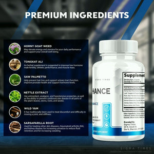 (2 Pack) Bioenhance Male Health Pills to Boost Stamina and Energy Levels