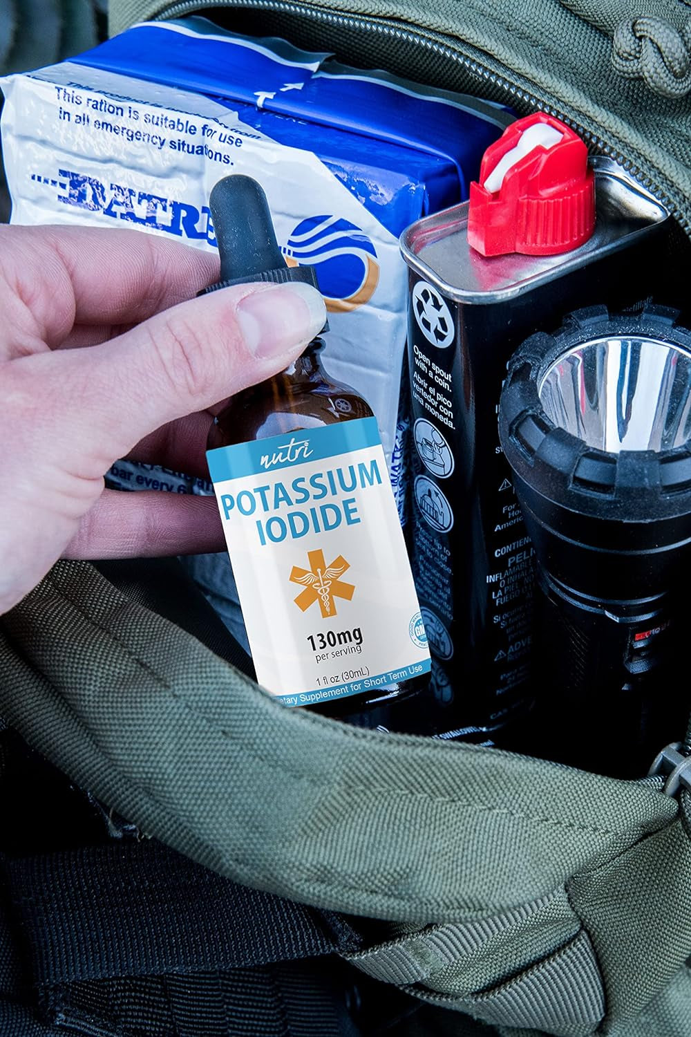 (2 Pack) Nutri Potassium Iodide Liquid Drops 130 Mg - Alternative to Potassium Iodide Pills - Potassium Iodine Tablets 130 Mg - YODO Naciente Ki Pills (2 Oz)