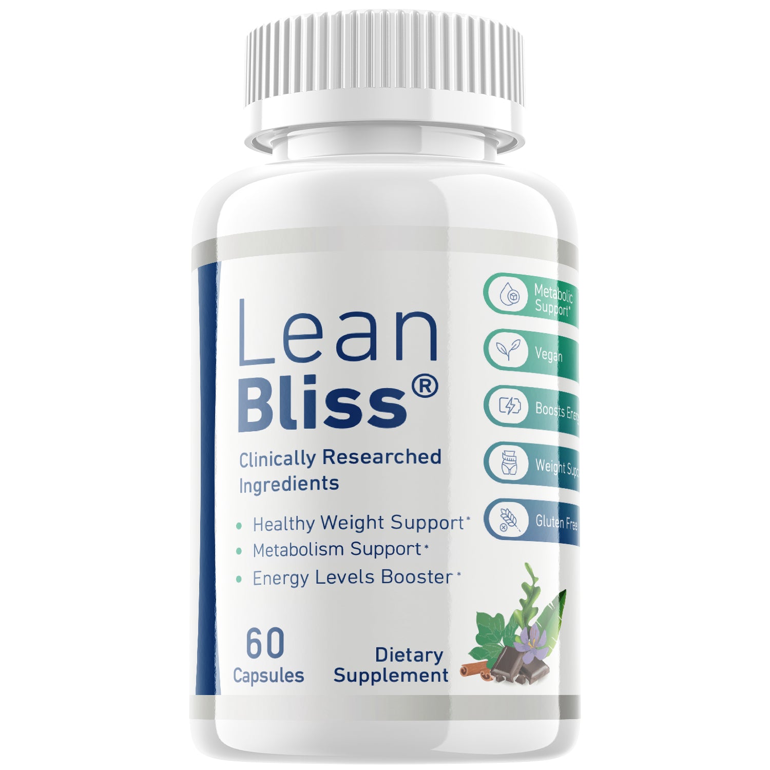 Lean Bliss Capsules - Lean Bliss Supplement for Weight Loss OFFICIAL - 1 Pack 