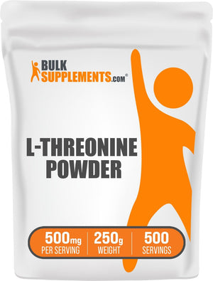 Bulksupplements.Com L-Threonine Powder - L-Threonine Supplement, L Threonine 500Mg - Amino Amino Supplement for Skin & Joints, Gluten Free - 500Mg per Serving, 5Kg (11 Lbs), Pack of 5