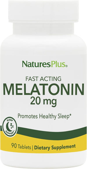 Naturesplus Melatonin 10 Mg - 90 Fast-Acting Tablets - Vegan, Gluten Free - 90 Servings 
