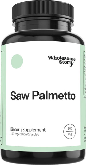 Saw Palmetto for Women and Men | Saw Palmetto Supplement Extract | Hormonal Balance, Urinary Health & Androgen Support | Saw Palmetto for Men Prostate | Saw Palmetto Capsules 500Mg | 100 Day Supply 