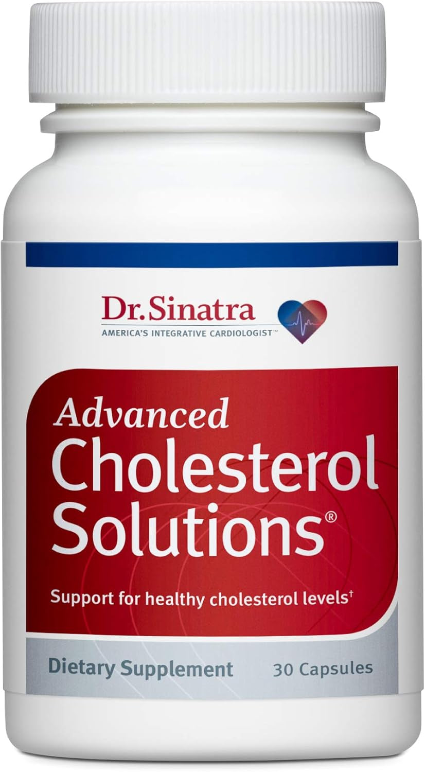 Dr. Sinatra Advanced Cholesterol Solutions Heart Health Supplement wit 