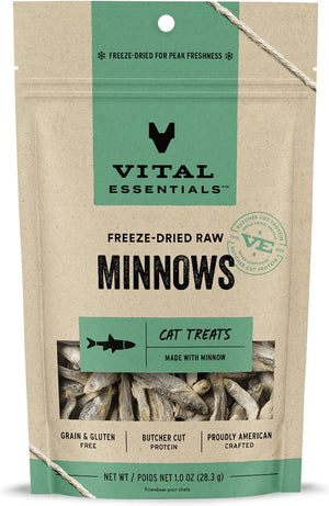 Vital Essentials Freeze Dried Raw Single Ingredient Cat Treats, Duck Liver, 0.9 Oz