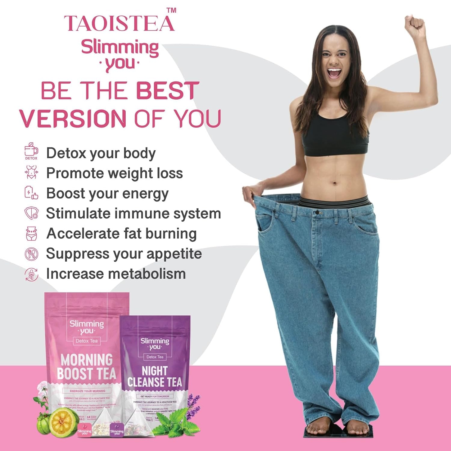 Detox Tea 14 Day Herbal Tea, Detox Cleanse for Weight Loss, Colon Cleanse and Digestive Health- 1 Morning Boost Tea (14 Bags) & 1 Night Cleanse Tea (7 Bags)