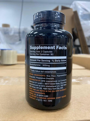 Benfotiamine 300Mg - Benfotiamine B1-180 Capsules (3 Months Supply) - Vegan, Non-Gmo, Gluten-Free