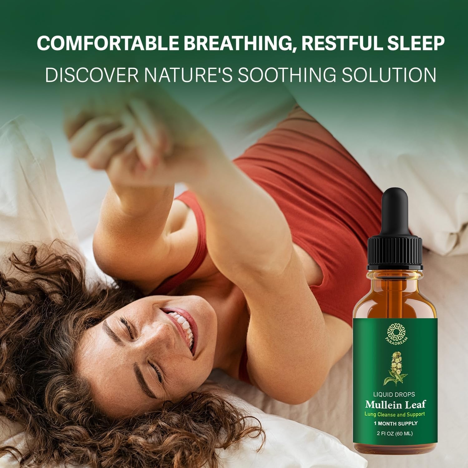 Mullein Leaf Extract: Mullein Extract for Lungs - Lung Cleanse - Mullein Tincture - Mullein Drops for Lungs - Respiratory Health Support - Healthy Breathing - Non-Gmo - Vegetarian - 1 Month Supply 