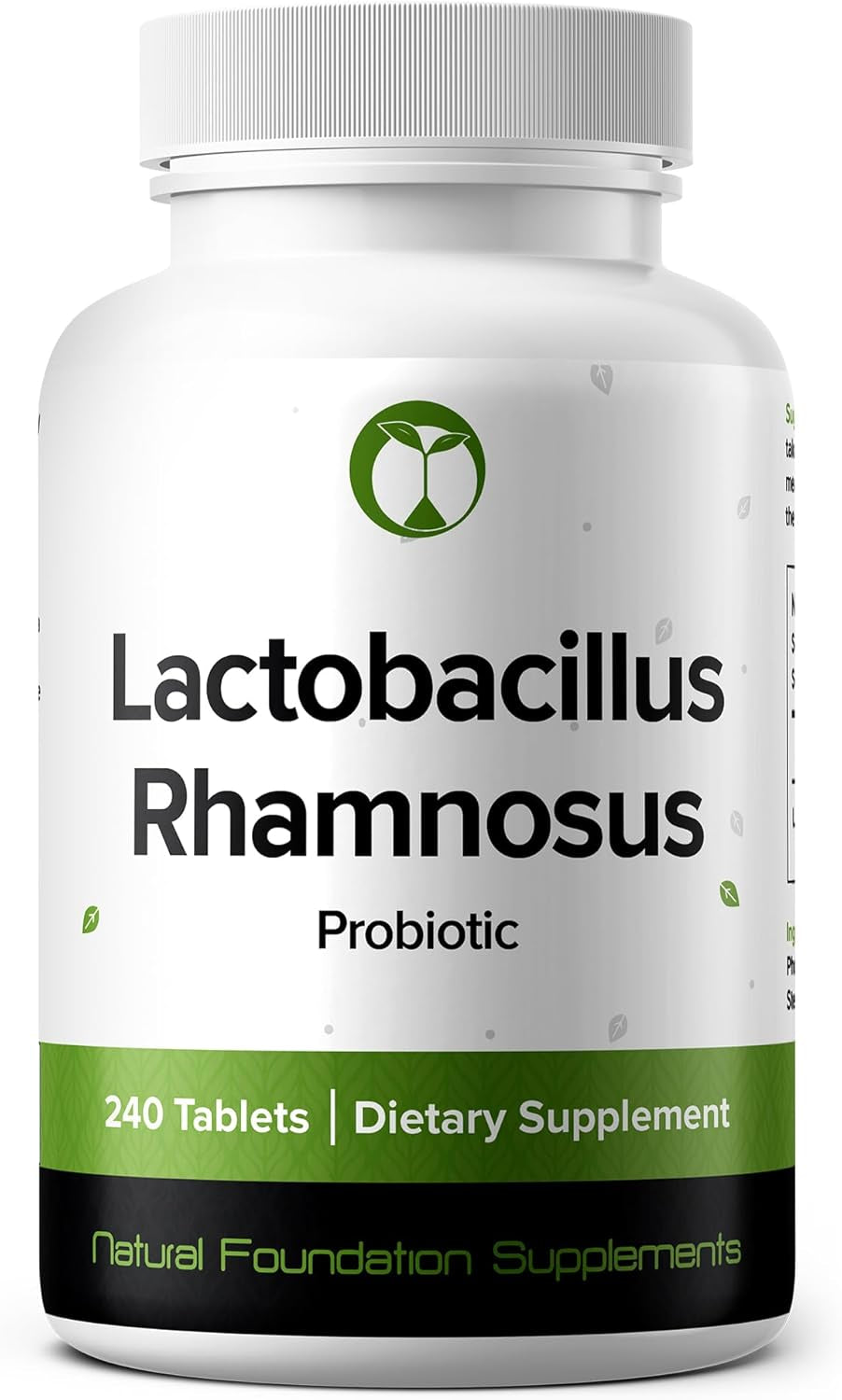 Lactobacillus Rhamnosus Probiotic Supplement 240 Tablets 3 Billion CFU Probiotics for Men & Women Supports Intestinal Digestive & Gut Health Made in the USA (240, Lactobacillus Rhamnosus)