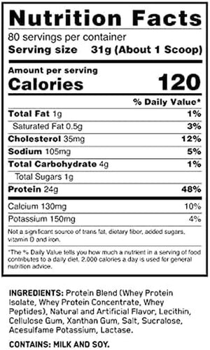 Optimum Nutrition 100% Whey Gold Standard, Vanilla Ice Cream, 2 Pound 