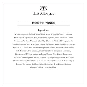 Le Mieux Essence Toner - Serum-Infused Moisturizing Facial Toner Spray with Peptides, Enzymes & Marine Algae, Hyaluronic Face Spray for Sensitive Skin (6 Oz / 180 Ml)