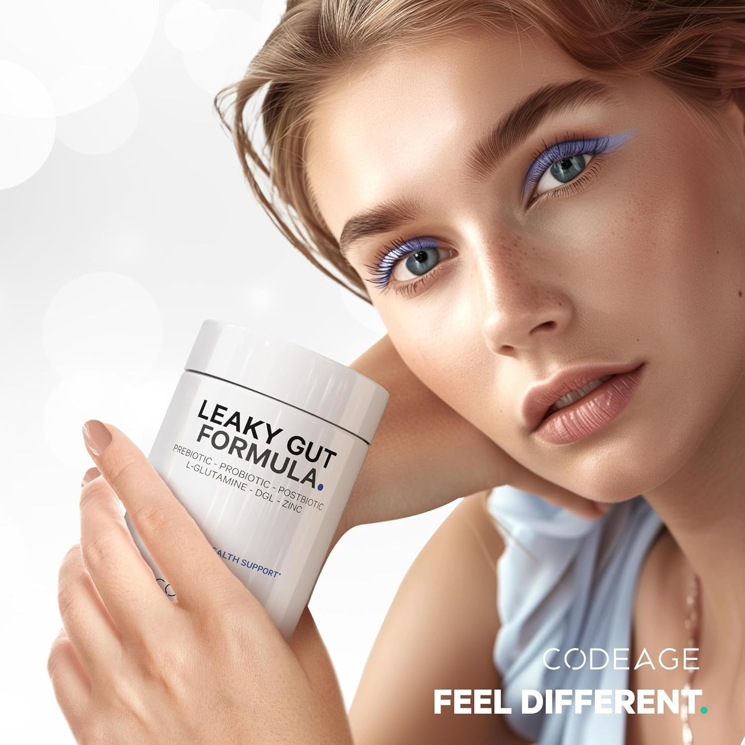 Leaky Gut, L-Glutamine for Gut Health Support, N-Acetylglucosamine Supplement, Probiotic, Butyric Acid, Polyphenols, Quercetin, DGL, Berberine, Bioperine, Cinnamon, Vegan, Non-Gmo, 60 Capsules