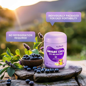 Eye Vitamin Supplement Lutein Gummies, Lutein and Zeaxanthin Gummy Vitamins Eye Care - Lutein Gummies, Helps Clear Vision, Supports Blue Light, 60 Gummies