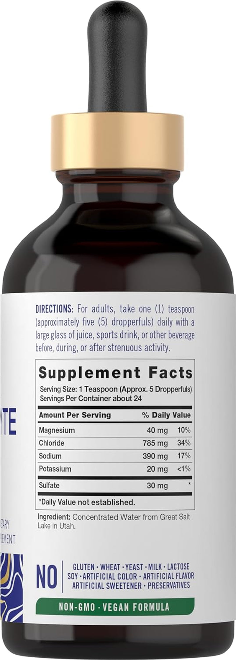 Carlyle Electrolyte Drops 4 Fl Oz | Hydration Liquid Supplement for Drinks | Vegan Formula | Keto-Friendly, Non-Gmo, Gluten Free