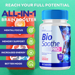 (2 Pack) Bio Soothe Pro, Biosoothe Premium Nerve Pain Formula (120 Capsules)