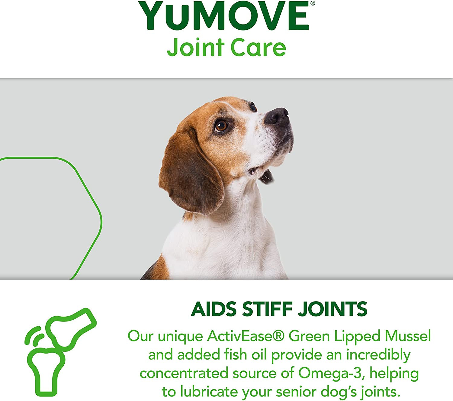 Senior Dog Tablets | Higher Strength Hip and Joint Supplement for Dogs with Glucosamine, Hyaluronic Acid, Green Lipped Mussel | Dogs Aged 8+ | 240 Tablets