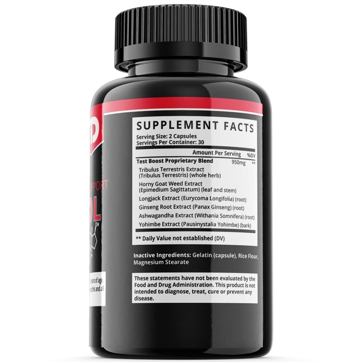 Testdrol - Male Virility - 2 Bottles - 120 Capsules 